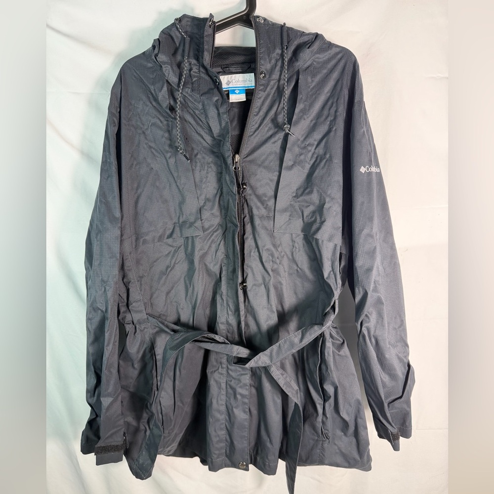 Columbia Pardon My Trench Rain jacket 2XL Belted Hooded